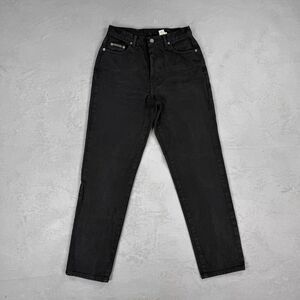 Vintage Calvin Klein Black Denim Easy Fit Zip Fly Jeans Fit Women's 27 x 30